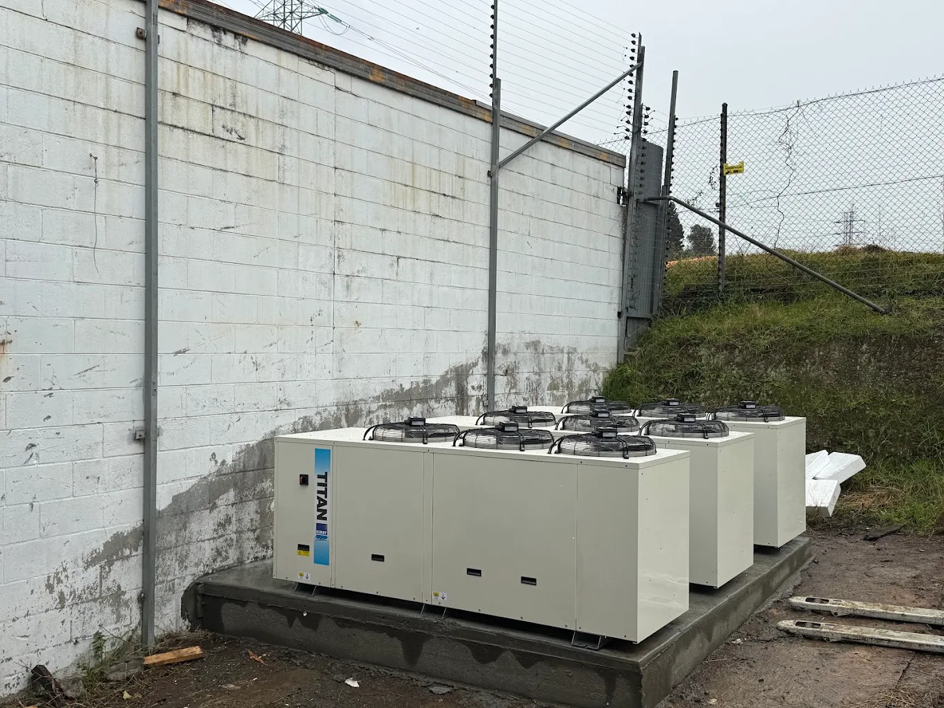 Commercial refrigeration condensing units installed by JAE